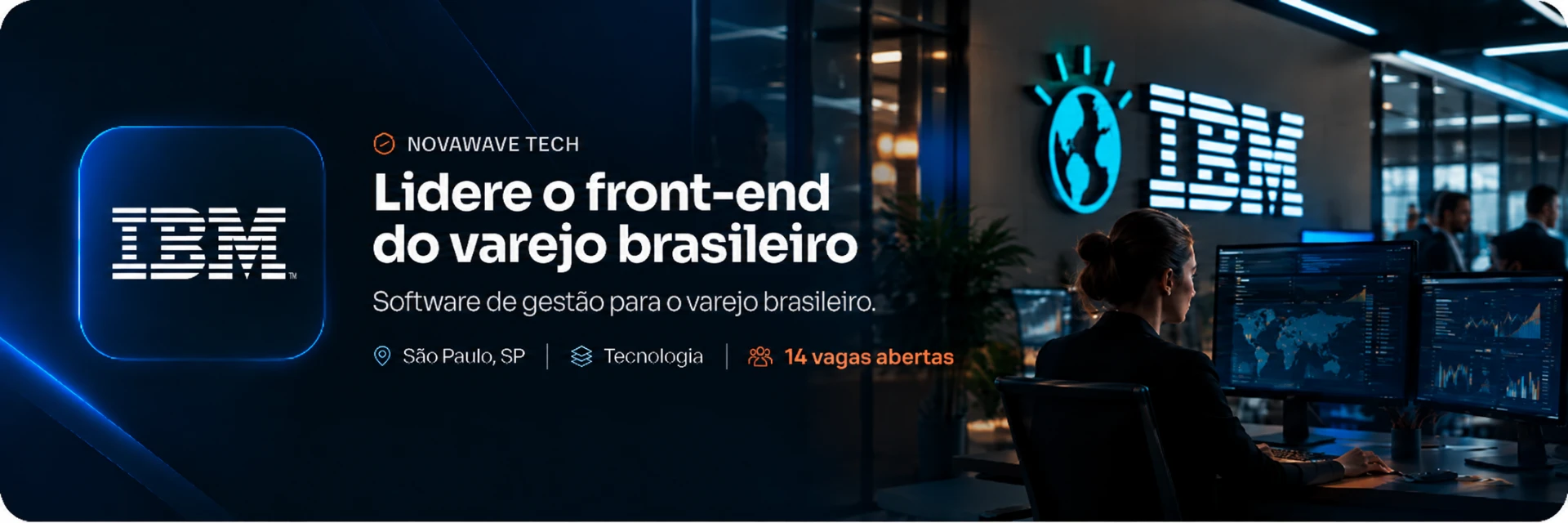 Patrocinador MASTER: NovaWave Tech — Lidere o front-end do varejo brasileiro